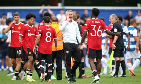 Ole Gunnar Solskjær’s youthful Manchester United side were beaten 4-2 by QPR in a friendly on Saturday.