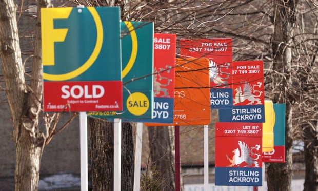 Sold signs in London