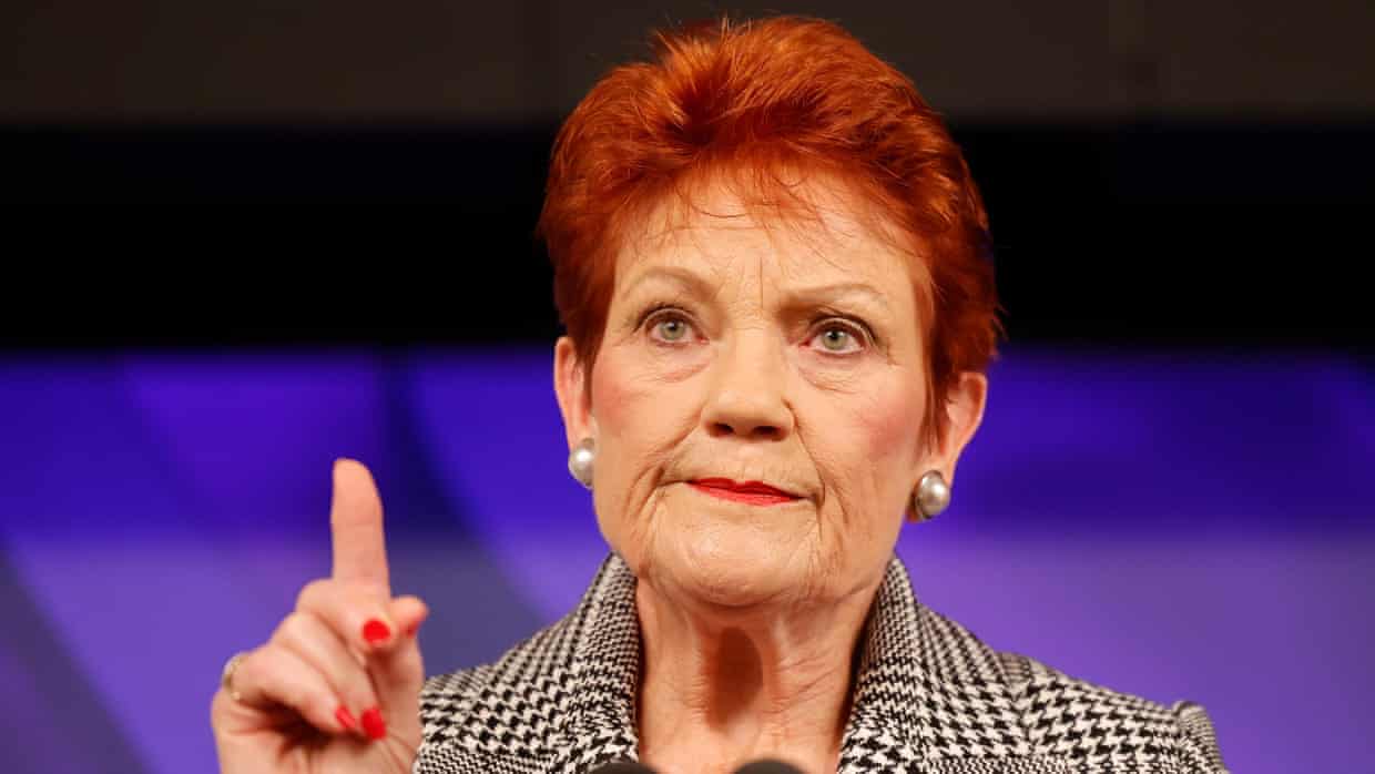 Pauline Hanson says Australia must be ‘monocultural’ in Press Club address – video