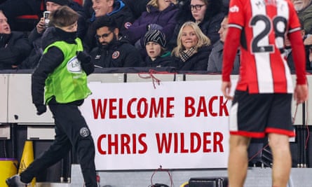 Sheffield United fans welcome back Chris Wilder