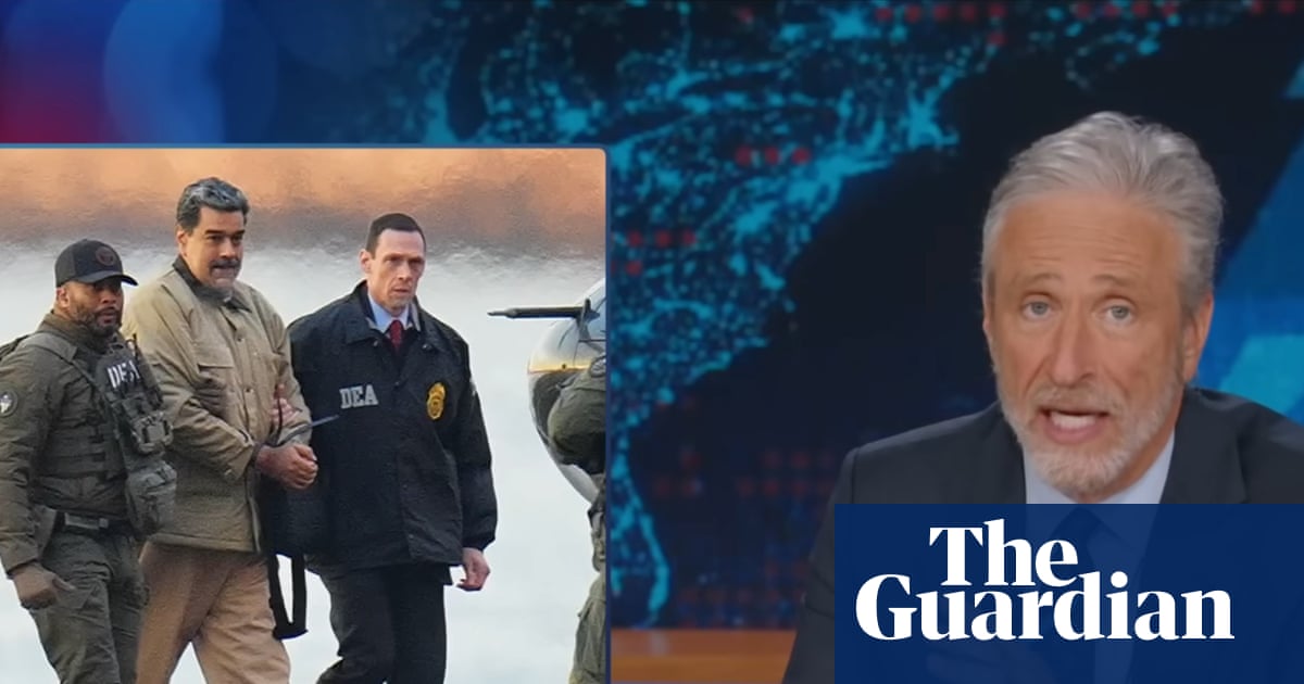 Jon Stewart on Trump's military intervention in Venezuela: This is all exhausting'