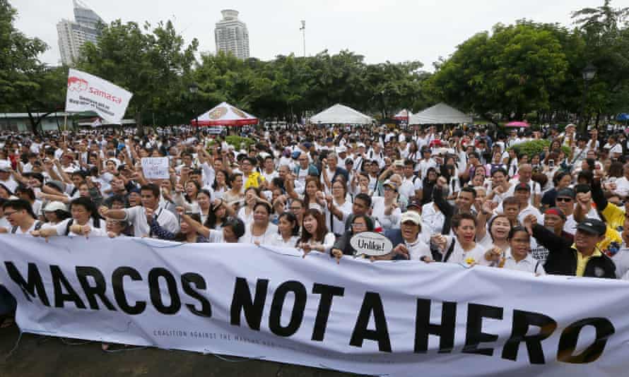 Rally In Philippines Contests Hero S Burial For Ferdinand Marcos Philippines The Guardian Rally In Philippines Contests Hero S Burial For Ferdinand Marcos Philippines The Guardian