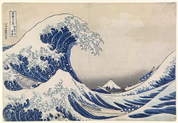 The Great Wave by Japanese ukiyo-e artist Katsushika Hokusai