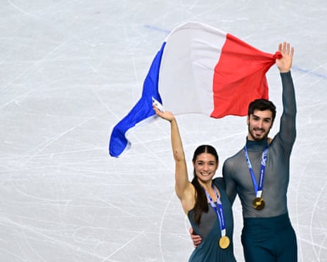The scandals clouding 'sinister' French ice dancers who beat Americans for controversial gold | Winter Olympics | The Guardian