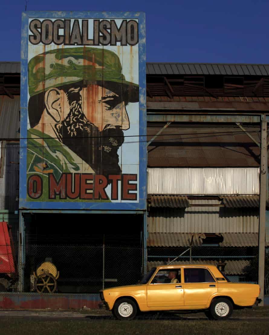 A billboard in Cuba: ‘Socialism or death’.