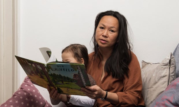 Sarah Fischer with her daughter.