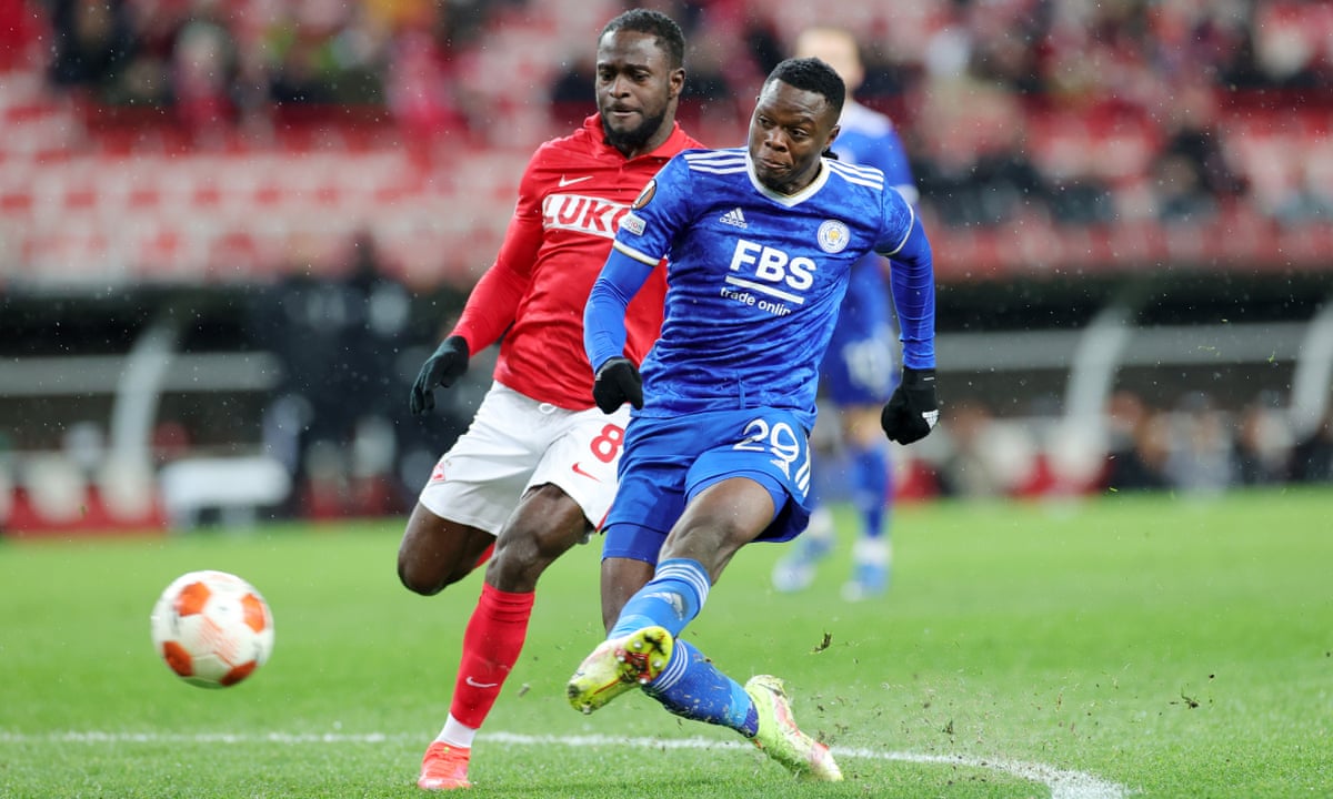 Patson Daka strikes four as Leicester roar back from brink at Spartak Moscow | Europa League | The Guardian