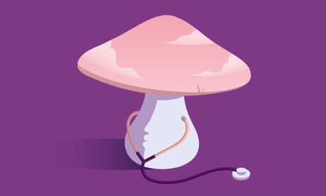 Elia Barbieri's illustration of a mushroom with a stethoscope.