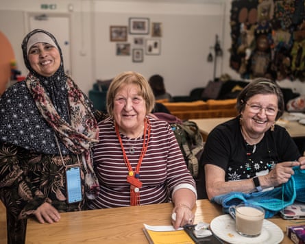 Nazma Khanom, Margaret Regan and Dot McEvoy at Walworth Living Room