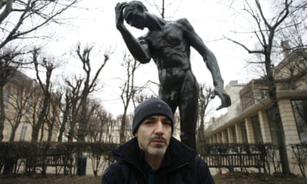 Russell Maliphant photographed at the Rodin Museum in Paris.