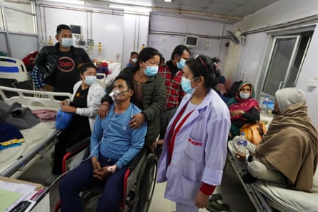The crowded emergency ward at Bir hospital.