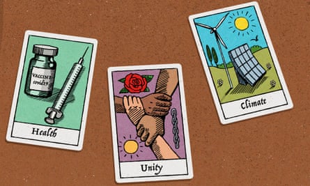 Illustration of tarot cards