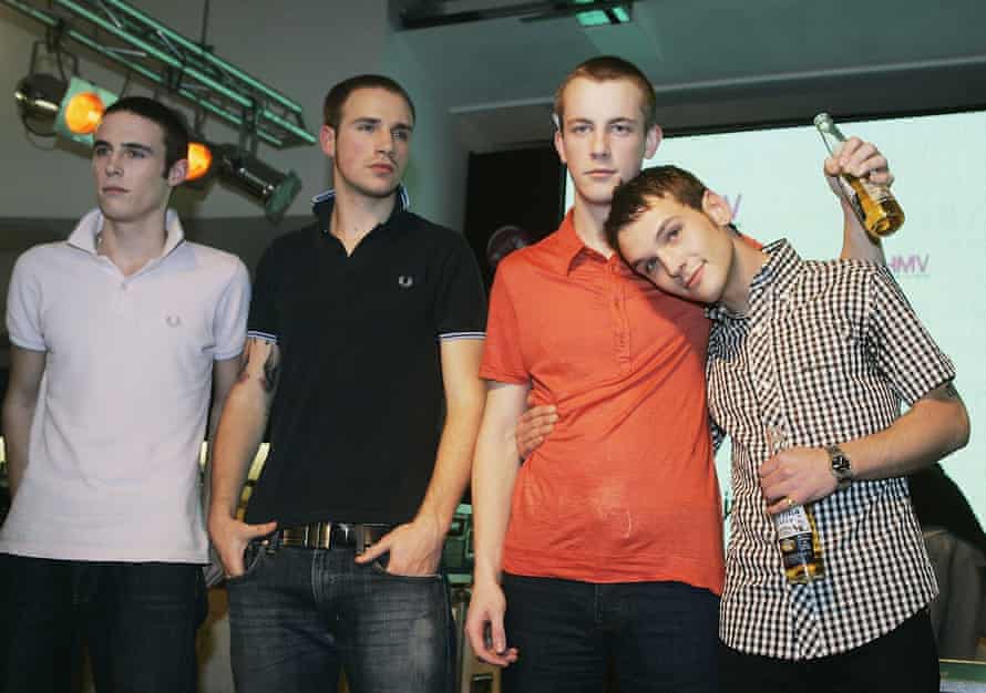 Sam Preston, far right, with his band the Ordinary Boys in 2006