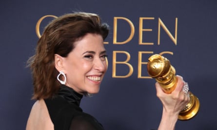 Torres with her award.