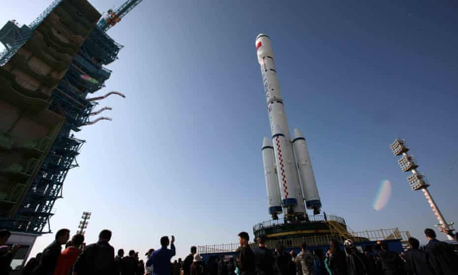 China’s Long March 2-F rocket, which took the Tiangong-1 space module into space.