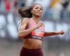 Olympic champion Gabby Thomas followed and heckled by gambler at Grand Slam Track meet