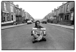 Artist Jeremy Deller wanted to be photographed in a Coronation Street setting.