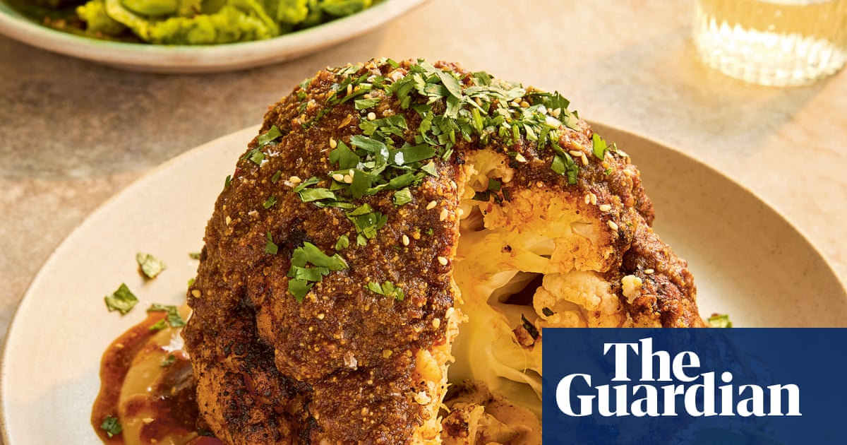 Triple-cooked cauliflower and sticky mushroom skewers: Marc Summers’ grilled veggie centrepieces – recipes