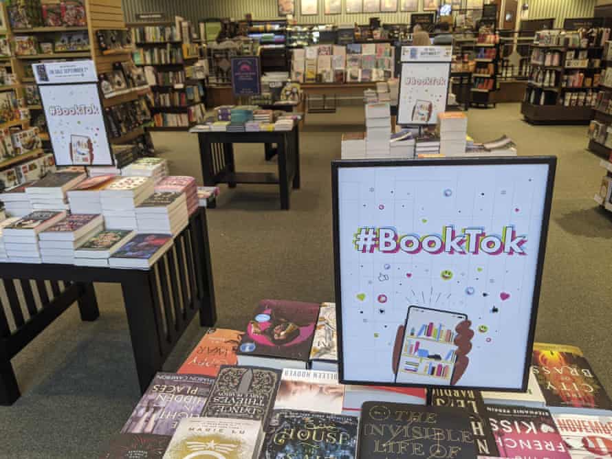 Sign of the times … BookTok muscles into a Barnes and Noble branch.