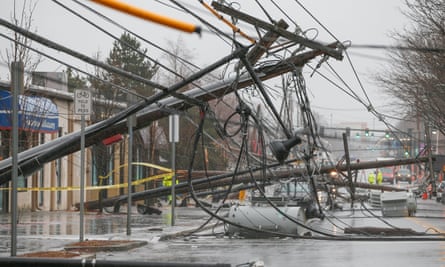 Nor Easter Relentless Winds And Rain Hammer Us East Coast Us Weather The Guardian