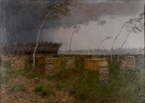 Storm, Rain. Isaak Levitan