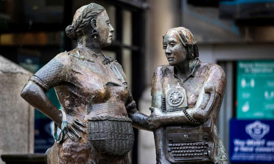 The Monument to the Unknown Woman Worker by Louise Walsh, Belfast, Northern Ireland.