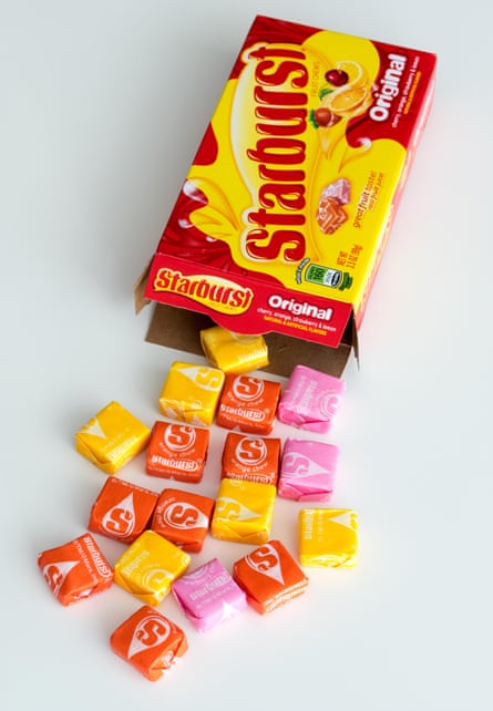 starburst falling out of a box