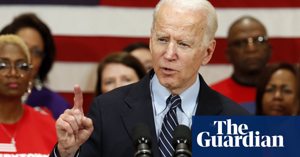 Joe Biden Six Key Policies From His 2020 Presidential Campaign Video Report Us News The Guardian