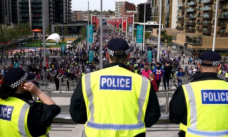 Police at Wembley Stadium, London