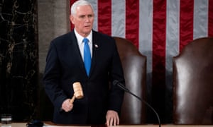 Biden Expected To Announce Record Release From US Strategic Oil Reserves – Live - The Guardian 5 Mike Pence, as Senate president, certifies Joe Biden’s election victory on 6 January, 2021.