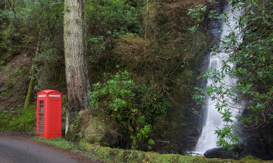 Scene stealer …Phone box at Carsaig Bay, Isle of Mull, featured in I know Where I’m Going.