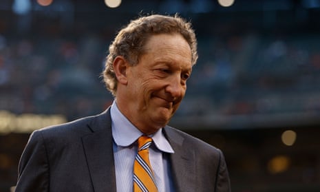 San Francisco Giants CEO Larry Baer shown pulling wife to ground in video | San Francisco Giants | The Guardian