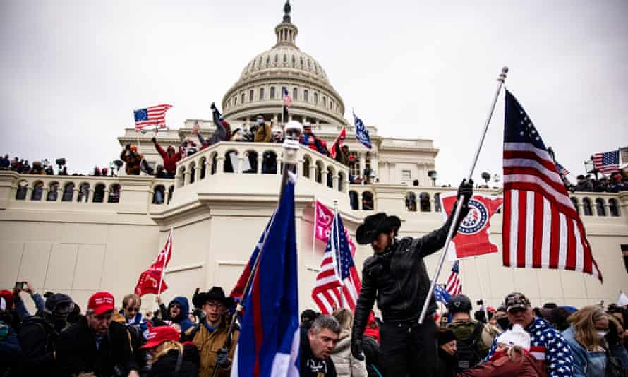 Trump supporters who stormed the Capitol in January. Impeachment managers are expected to draw previously unseen footage from police, from the media, and from live-streams captured by the insurrectionists themselves,