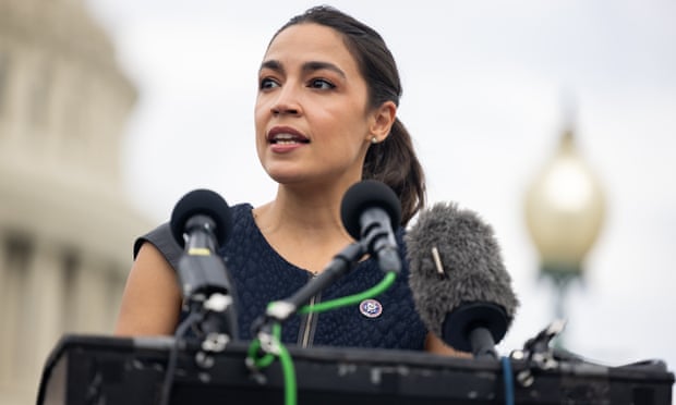 Alexandria Ocasio-Cortez, who saw the most abusive comments on Facebook.