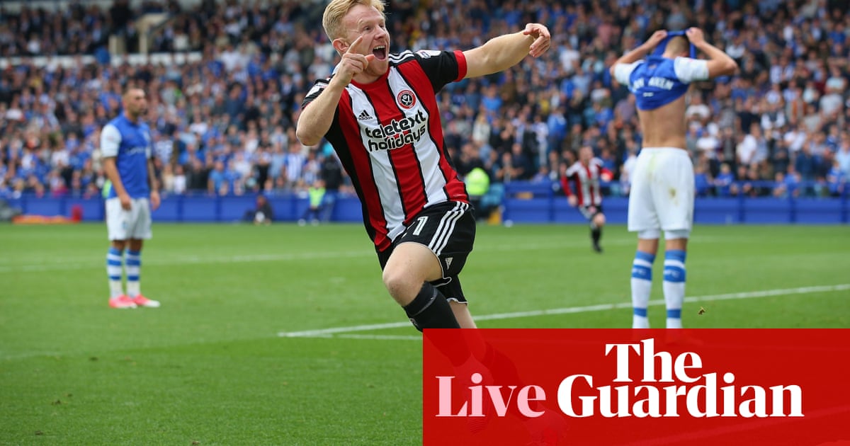 sheffield wednesday 2 4 sheffield united championship as it happened football the guardian