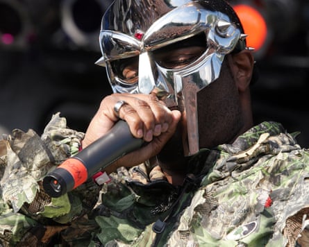 MF Doom performing onstage, 2009 .