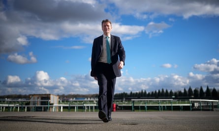 Reform UK leader Richard Tice at Doncaster Racecourse for the spring party conference.