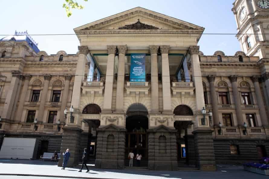 The Cohealth Melbourne Town Hall vaccination centre has been closed until Monday due to protests.