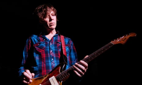 Thurston Moore on stage in 2014.