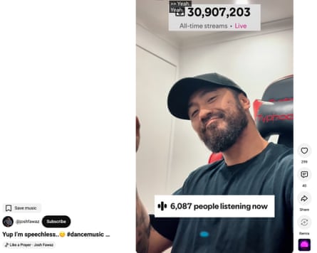 A screengrab from Josh Fawaz’ Youtube channel.