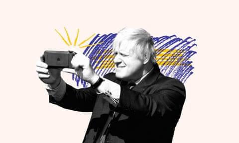 Boris takes a selfie