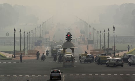 Air pollution in Delhi, India. The supreme court has told state governments to compensate citizens if they don’t have access to clean air and water.