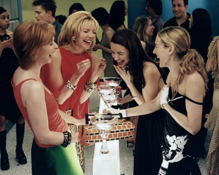 Cynthia Nixon, Kim Cattrall, Kristin Davis and Sarah Jessica Parker in Sex and the City.