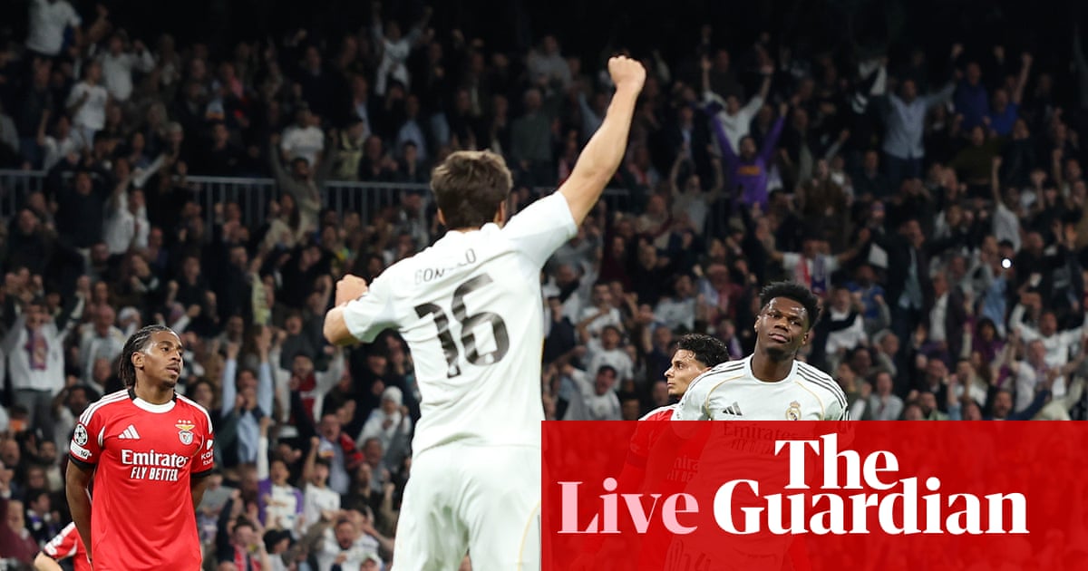 Real Madrid v Benfica: Champions League knockout round playoff, second leg – live