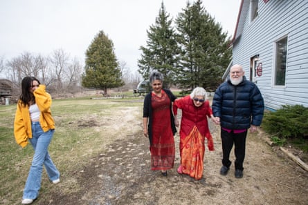 Shikha Cappuccino with her parents Fred and Bonnie, and her daughter Katarina, Ottawa, Canada.
