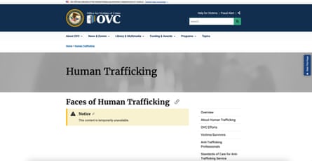 A screenshot of a website