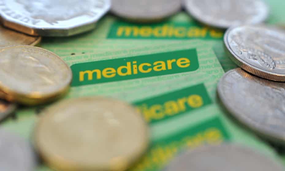 Medicare cards and coins