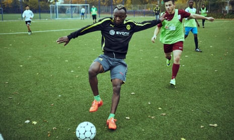Football is an important tool in helping refugees settle under the DFL’s popular initiative.