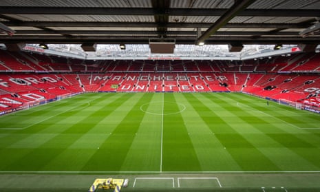 A view inside Manchester United’s Old Trafford stadium last month.