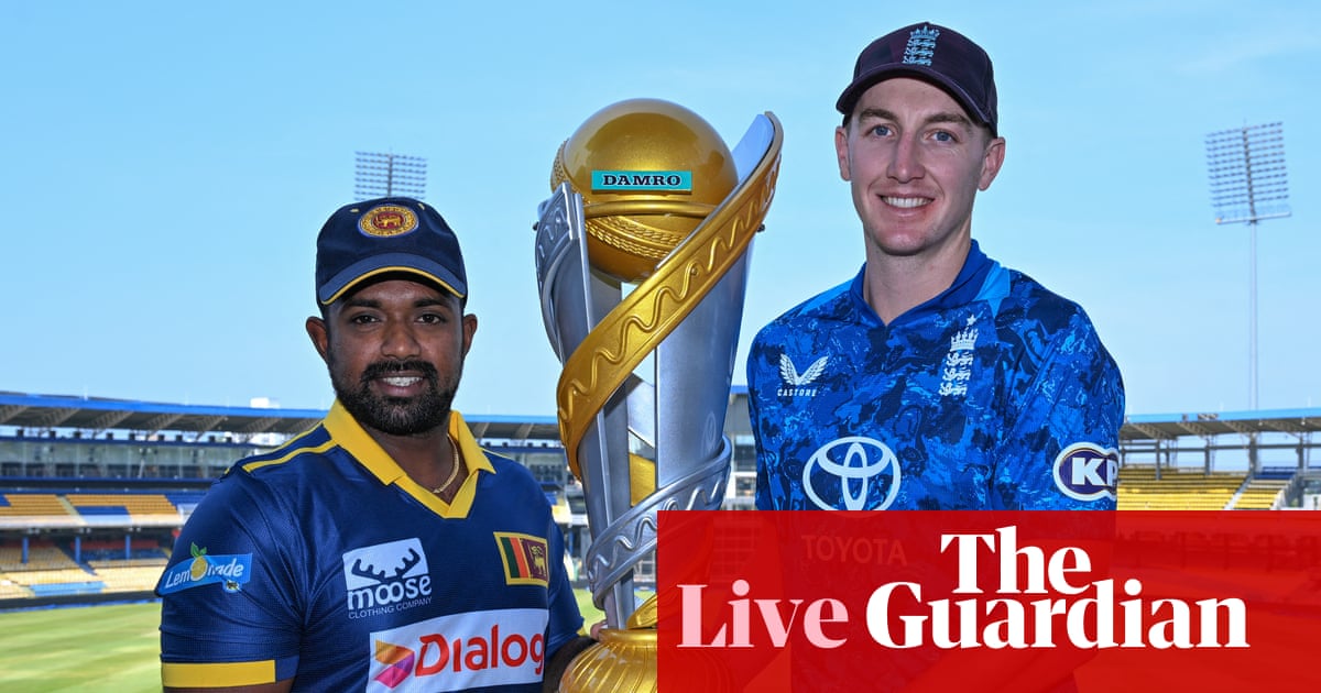 Sri Lanka v England: first men's cricket one-day international live